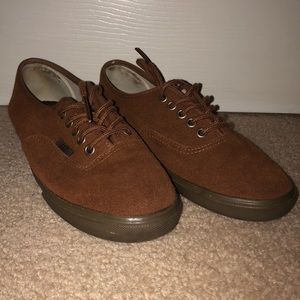 Brown suede vans